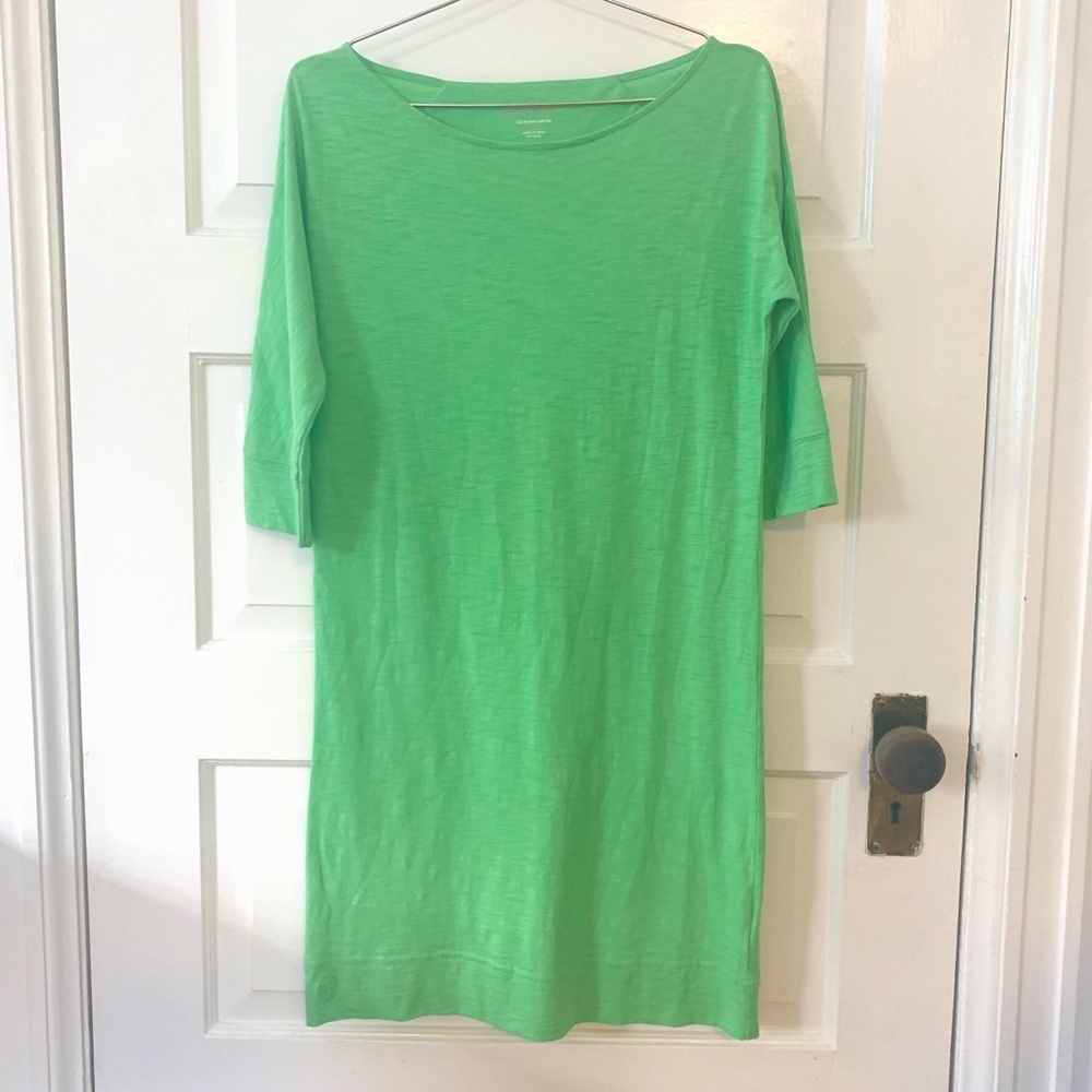 Lilly Pulitzer Cassie T Shirt Dress Lime Green XS